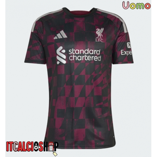 Liverpool Jeremy Jacquet #5 Terza Maglia 2026-27 Manica Corta